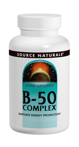 SOURCE NATURALSB-50 COMPLEX 50MG 50 TABS