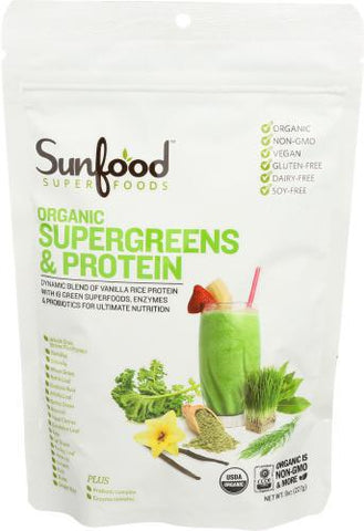 SUNFOOD SUPERFOODS SUPERGREENS