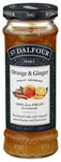 St Dalfour Conserve Mrmld Orange & Ginger, 10 OZ.