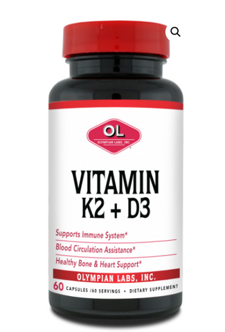 OLYMPIAN LABS VITAMIN K2 D3 60CP