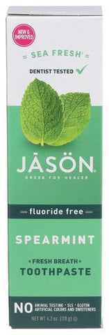 Jason Toothpaste Sprmt Flrd Fr, 4.2 OZ.