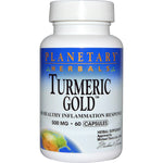 PLANETARY HERBALS TURMERIC GOLD 60 CAPS