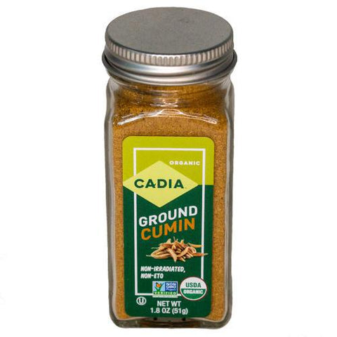 CADIA ORGANIC GROUND CUMIN 1.8OZ