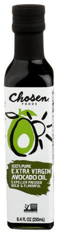 CHOSEN FOODS EXTRA VIRGIN AVOCADO OIL 250ML