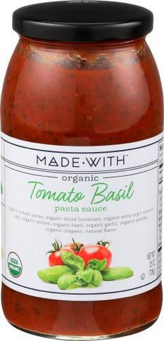 MADE WITH SAUCE PASTA TOMATO BASIL 24OZ