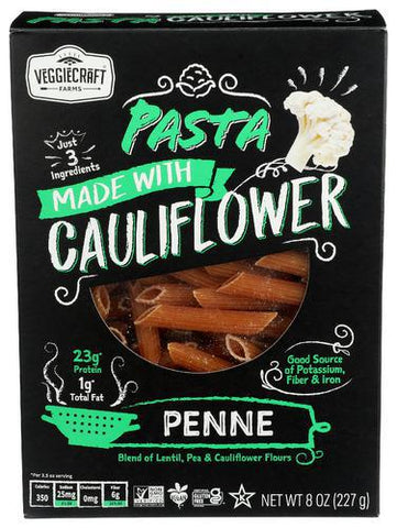 VEGGIECRAFT PASTA PENNE CAUL 8OZ