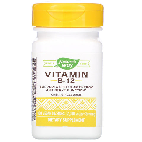 NATURES WAY VITAMIN B-12 2000MCG