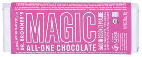 DR BRTONNER BAR CHOC CCNT PRALINE