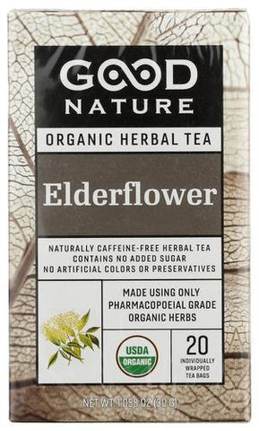 Good Nature Tea Elderflower, 1.058 OZ