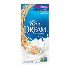 DREAM RICE VANILLA CLASSIC MILK 32OZ