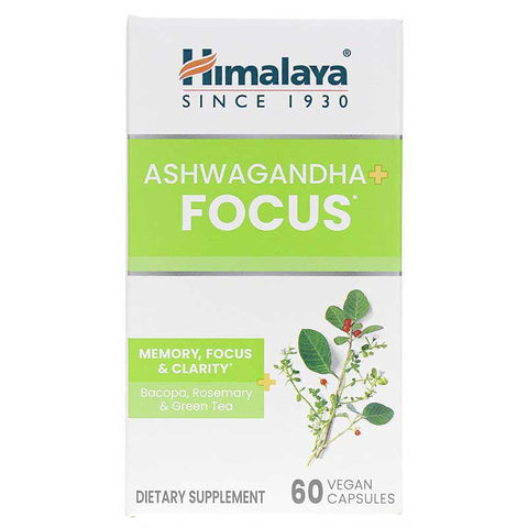 HIMALAYA ASHWAGANDA + FOCUS 60VC