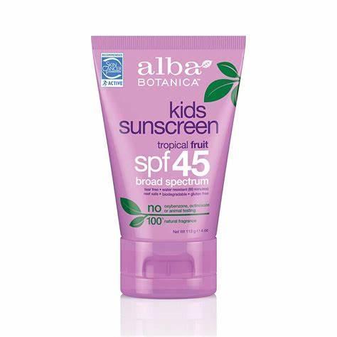 ALBA KIDS SPF45 SUNSCREEN 4OZ