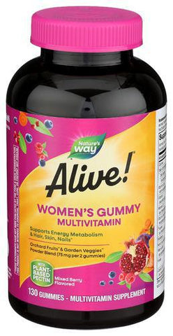 Natures Way Womens Alive Multi Gummy, 130 PC.