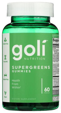 GOLI NUTRITION GREEN SUPERFOOD GUMM