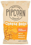 PIPCORN CHEESE BALLS CHEDDAR 4.50OZ