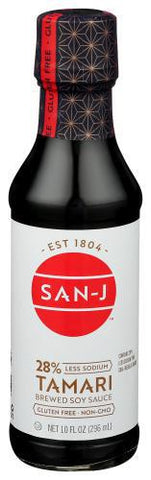 SAN J TAMARI SOY LESS SODIUM 10OZ