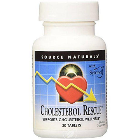 SOURCE NATURALS CHOLESTEROL RESCUE 30 TABS