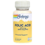 SOLARAY FOLIC ACID 800MCG 100 VC