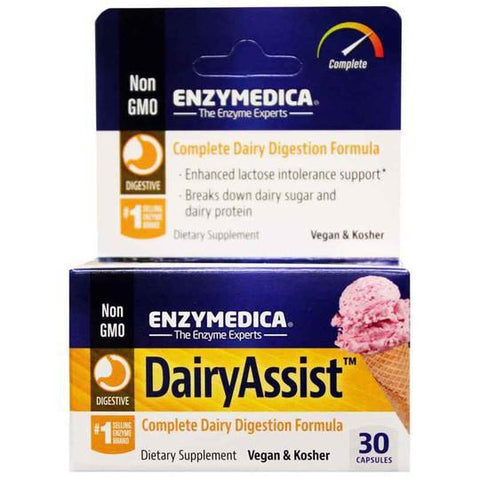 ENZYMEDICA DAIRY ASSIST 30 CAPS