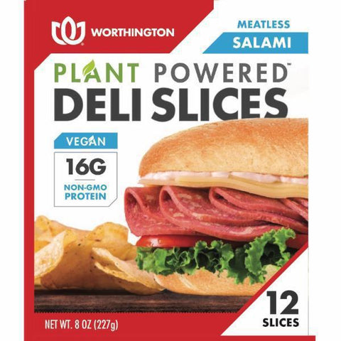 WORTHINGTON SALAMI SLICES 8OZ