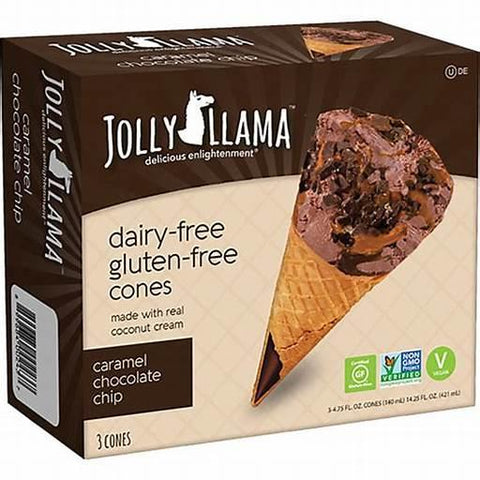 JOLLY LLAMA CHOCOLATE CONE NON DAIRY 14.25OZ