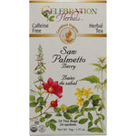 CELEBRATION HERBALS SAW PALMETTO BERRY TEA 24 BAGS