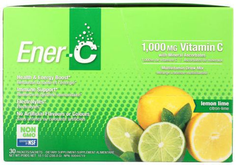 ENER C VITAMIN C LEMON LIME 30PC