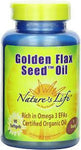 NATURES LIFE FLAX SEED OIL ORGANIC 90SG