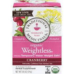 TRADITIONAL MEDICINALS TEA WEIGHTLESS CRANBRRY ORG 16TB