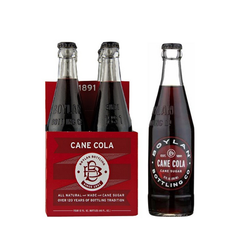BOYLAN SODA SUGAR CANE COLA 4PK