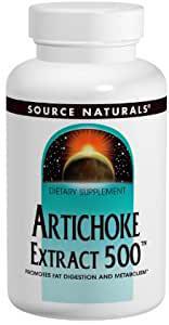 SOURCE NATURALS ARTICHOKE EXT 500 45 TB