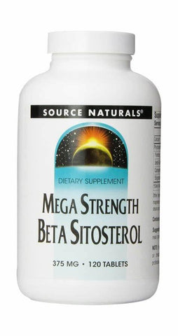 SOURCE NATURAL MEGA STRENGH BETA SITOSTEROL 375MG 120 TABS