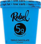 REBEL TRIPLE CHOCOLATE ICE CREAM 1PT