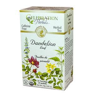 CELEBRATION HERBALS DANDELION ROOT RSTD. ORG. 24TB