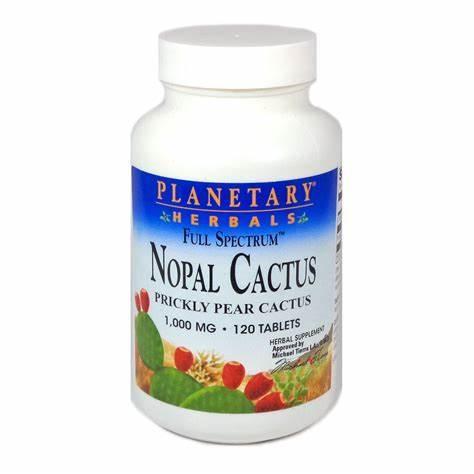 PLANETARY HERBALS NOPAL CACTUS 1000MG 120TB