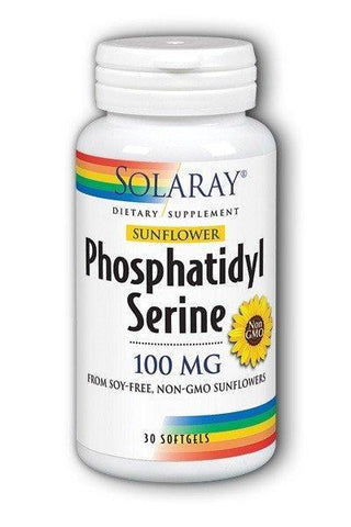 SOLARAY SUNFLOWER PHOSPHATIDYL 100MG 30SG