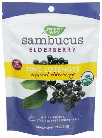 NWAY SAMBUCUS ORG. ZINC LOZENGES