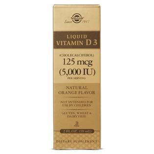 SOLGAR LIQUID D3 5000IU 2OZ