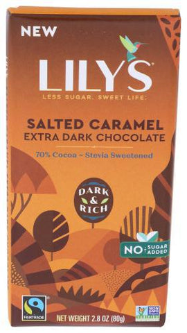 LILYS SWEETS BAR DRK CHOC SLTD ALMOND