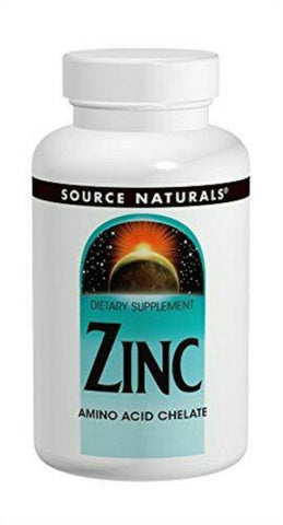 SOURCE NATURALS ZINC CHELATED 50MG 100 TABS