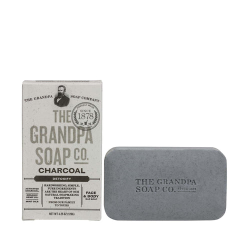 GRANDPAS CHARCOAL BAR SOAP 4.25OZ