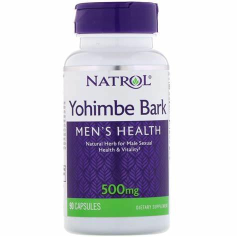 NATROL YOHIMBE BARK 500MG 90 CAPS