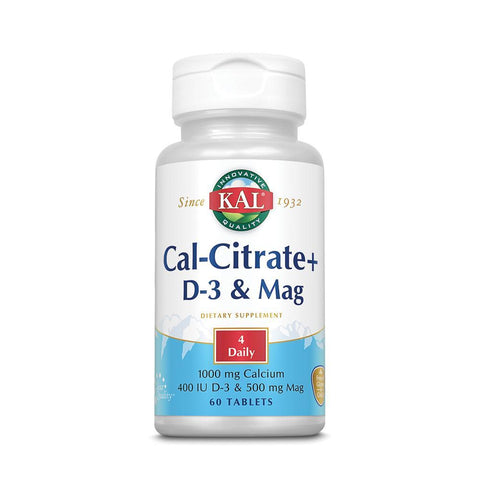 KAL CAL CITRATE D3 MAG 60 TABS
