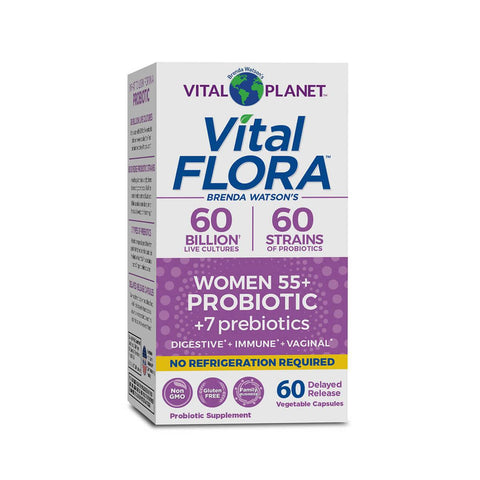 VITAL FLORA WOMENS 55+ DAILY PROBIOTICS 30 CAPS