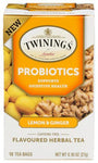 TWINING PROBIOTIC LEMON GINGER 18TB