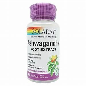 SOLARAY ASHWAGANDA EXTRACT 60VC