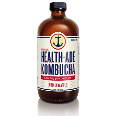 HEALTH-ADE KOMBUCHA PINK LADY APPLE 16OZ