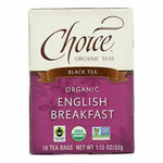 CHOICE TEA ENGLISH BREAKFAST ORG. 16BAGS