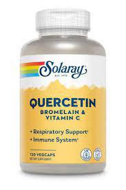 SOLARAY QUERCETIN BROMELAIN & VIT. C 120CAPS