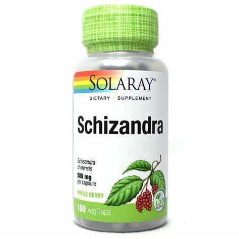 SOLARAY SCHIZANDRA 580MG 100VC